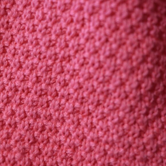 Sonoma Coral Pink Chunky Knit Pullover Sweater Medium - Picture 4 of 10